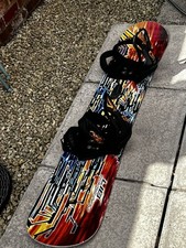 Lib Tech Tear Yea 156cm Snowboard + Burton Mission Re:Flex Bindings Used