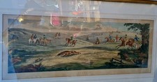 S.Alken 'Coursing', Engraved By G.Maile & T. SUTHERLAND hand Colored Antique