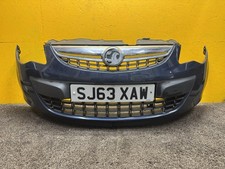 2010-2014 VAUXHALL CORSA D FRONT BUMPER FACELIFT MODEL GEU 22A BLUE COMPLETE