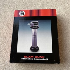 Slam Dunk Inflatable Basketball Stand & Ball - Boxed - New