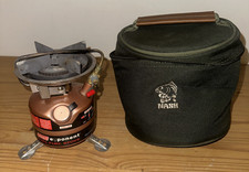 Vintage Coleman Exponent Feather 442 Dual Fuel Camping Stove + Nash stove Bag
