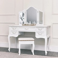 Antique White Wooden Dressing