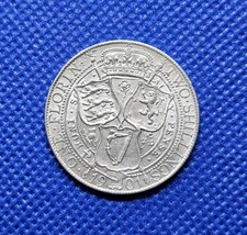 1901 Florin Victoria British Silver Coin