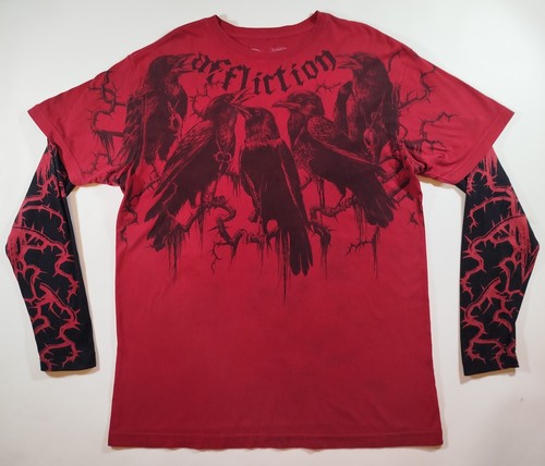 Affliction men long - long, sleeve