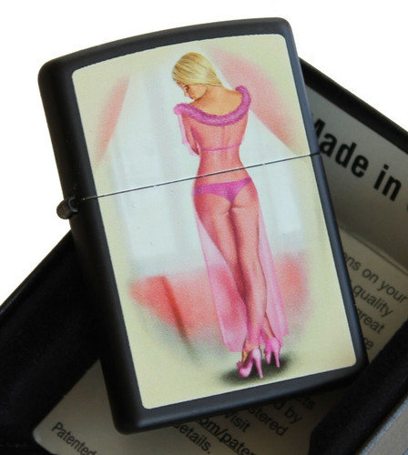Zippo lighter pinup - lighter,