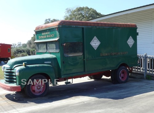 Railway express agency truck - railway,