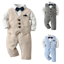 3pcs Baby Boy Gentleman Outfit