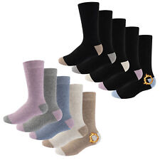 Ladies Thermal Socks 5 Pack Fully Cushioned Warm Moisture Wicking Terry Padding