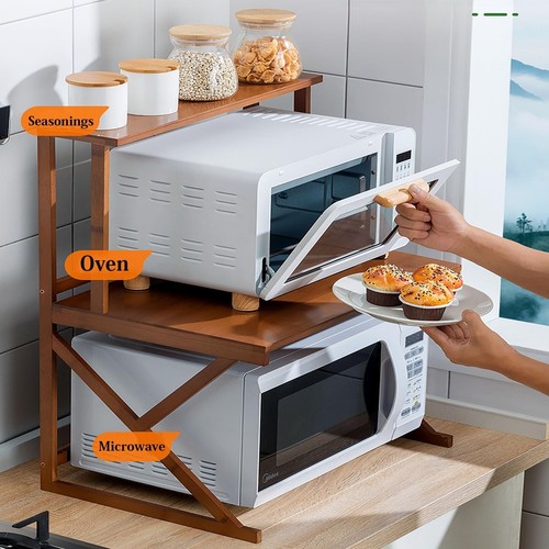 Microwave oven rack - herb, jar