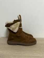 Ella Ladies/Women Brown Faux Suede Pull On Snow Boots UK (7) EU (41) OLS-BT077