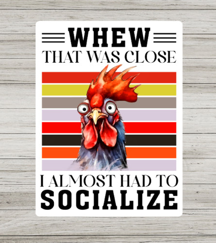 Novelty rooster metal - rooster, sign