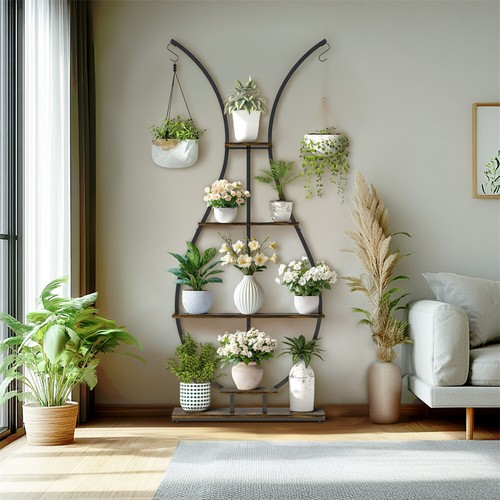 Unique vase shape plant - plant, stand