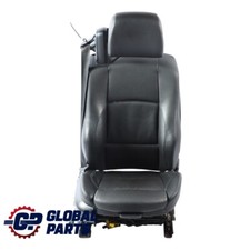 BMW E93 LCI M Sport Seat Front Right O/S Memory Black Leather Blue Stitching