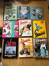 RARE COLLECTION OF VESPA  HARD BACK & SOFT BACK BOOKS 1990's