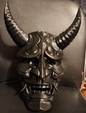 3d printed Traditional Japanese Hannya Oni Mask (LARGE SIZE WALL MOUNTABLE)