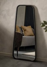Gallery Bearsted Black Leaner Mirror, 56.5 x 123cm