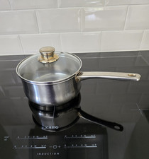 JUDGE 18/10 Stainless Steel 18cm Saucepan with Lid 3 Pints /2.1 Litres