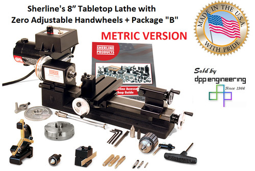 Sherline 4530b 8 lathe - sherline, 8"