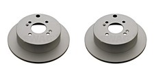 SWAG Brake Disc Rear Axle x2