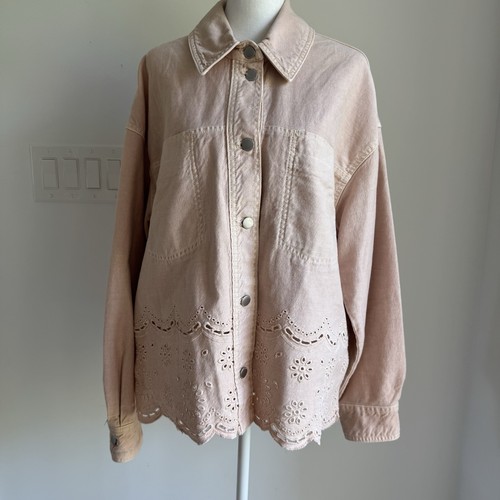 Zara blush pale pink denim - blush,