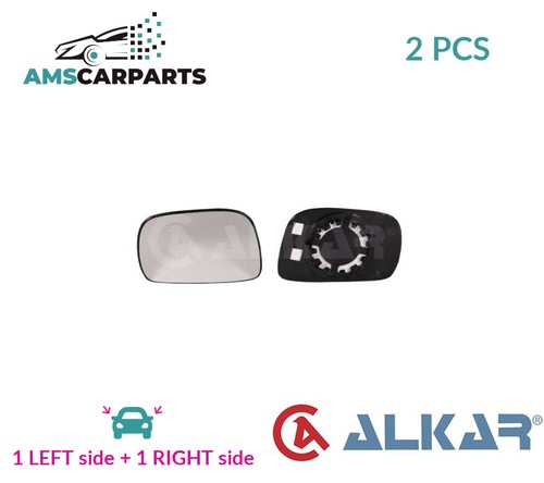Rear view mirror glass pair - view,