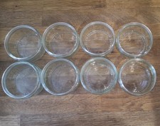 GU Pots Empty Clear Glass Dessert Ramekins Craft Project Candles x 8