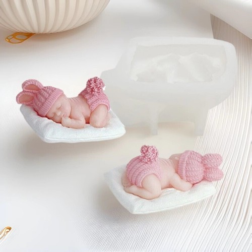 Silicone sleeping baby cake - baby,