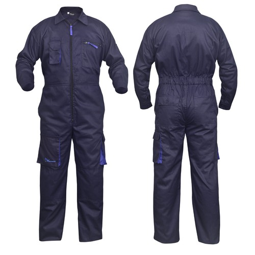 Navy blue men overalls - blue, men's