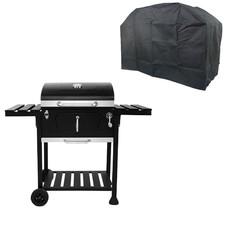 Charcoal bbq grill trolley - charcoal,