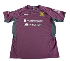 Hull FC Rugby Shirt Jersey ISC Hull & Proud Burgundy Hyundai Mens XL Free Post 