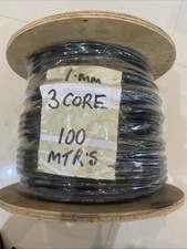 3 Core Rubber Flex 3183TRS Cable 1.0mm, 100Meter Length TITANEX H07RN