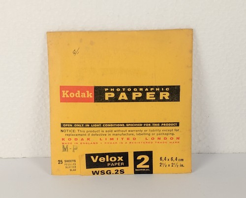 Kodak photographic paper velox - kodak,