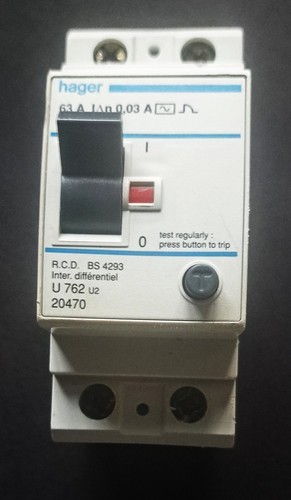 Hager pole rcd unit - pole, type