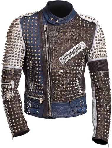 Men heavy studded biker - men’s,