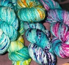 Hand dyed yarn 20g micro - dyed,