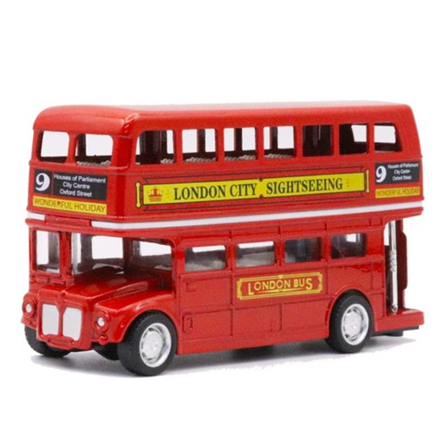 London red bus black - red, cab