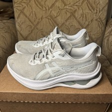 Asics Womens Gel Kinsei Max 1012B512 Bright All White Size 8 Running Cushioned