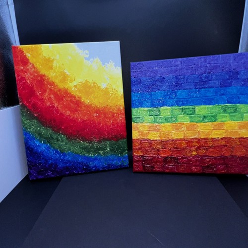 Rainbow watercolor studio - watercolor,