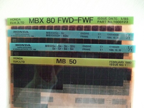 Genuine honda mb50 - 4, mbx50