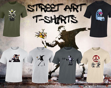Street Art T Shirts Cool Banksy Designs Graffiti Urban Artist Top Fashion Modern