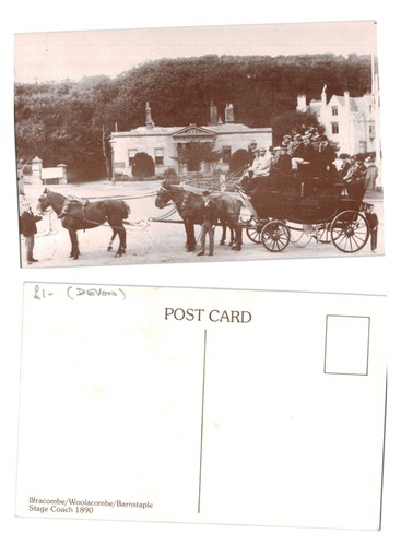 Postcard horse drawn - postcard,