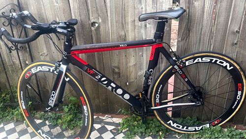 Black red road bike n8 - black/red,