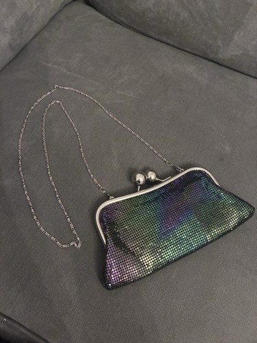 Iridescent oil slick peacock - iridescent,