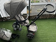 Q Play Prime 6-in1 Trike Gray With Rain Cover 