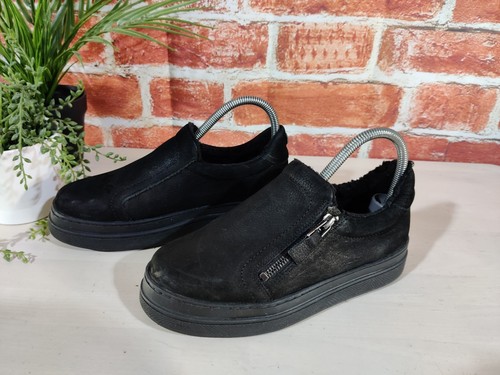 Carvela black platform shoes - platform,