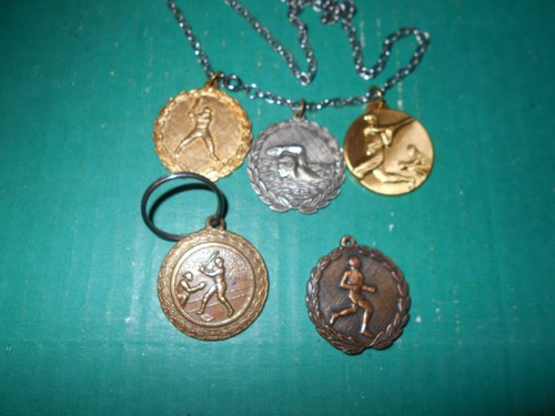 Vintage sports medals - vintage,