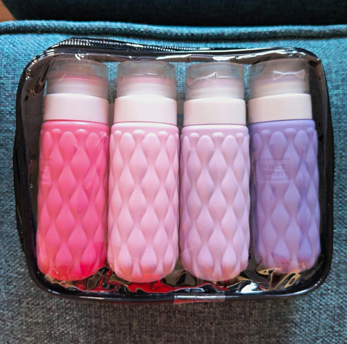 100ml pink purple flip top - 4,