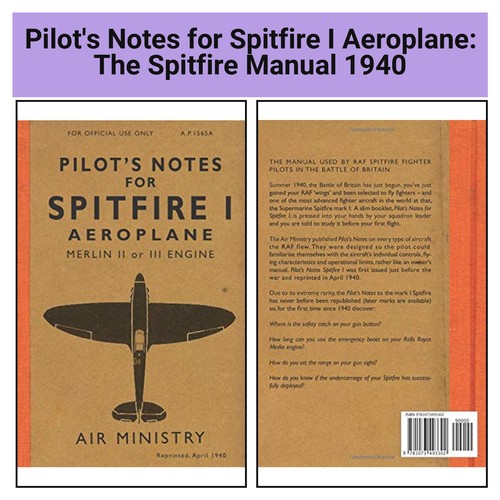 Pilot notes for spitfire - notes,