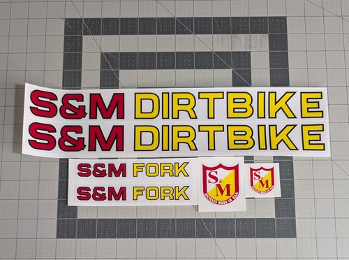 Bikes dirt bike - s&m, decal
