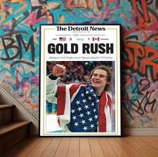 Jack Hughes Art Print, Ice